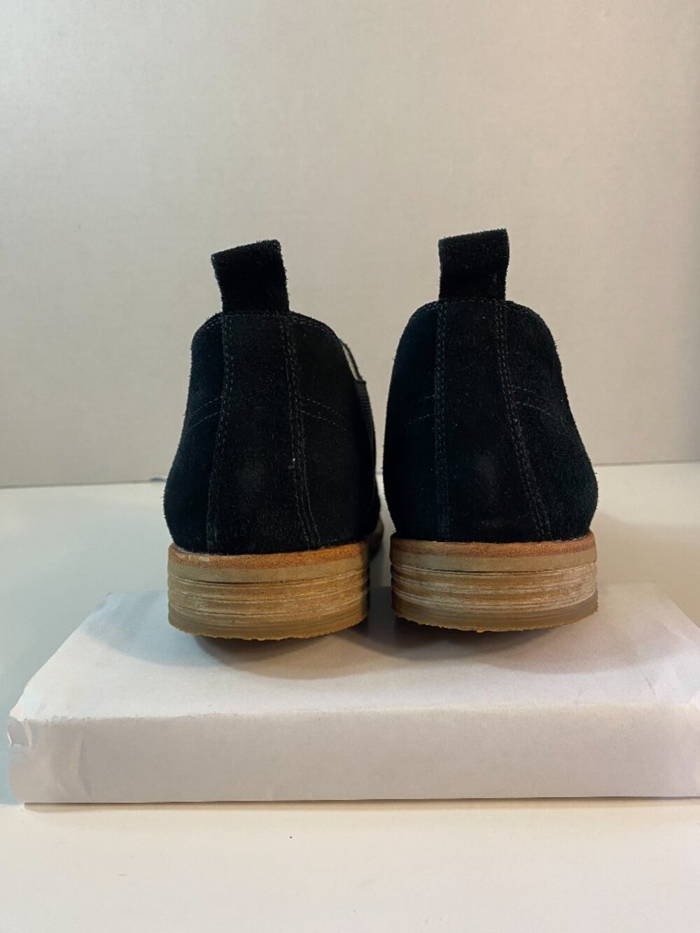 Clark's SZ 11M Artisan Black Suede Boots - Picture 3 of 8